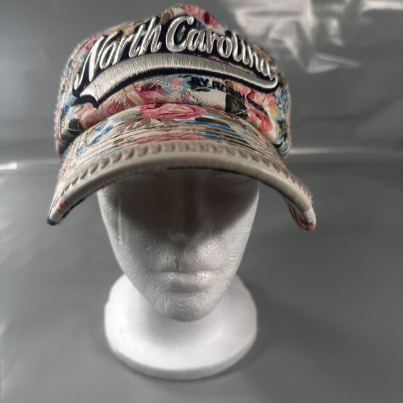 Robin Ruth North Carolina Cap Quilted Floral Adjustable Baseball Hat Sportswear - Picture 11 of 16
